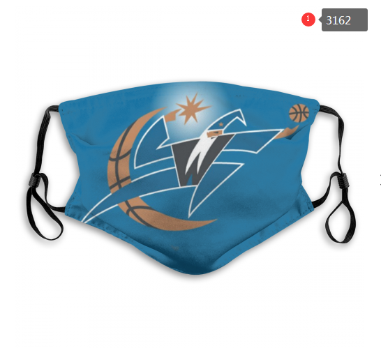 NBA Washington Wizards #2 Dust mask with filter->nba dust mask->Sports Accessory